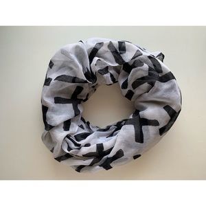 Cross Design Infinity Scarf